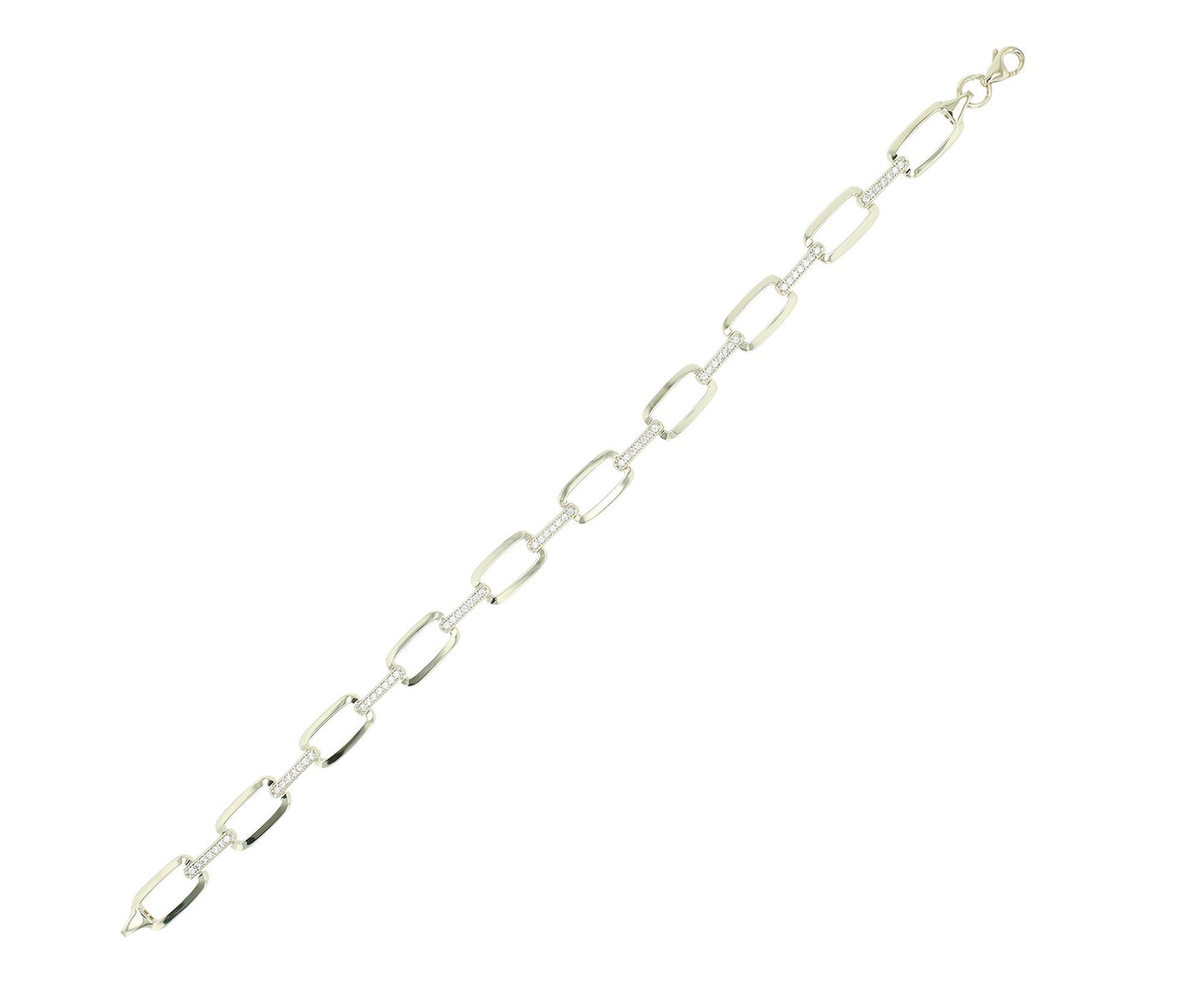 333/- Gold "Adelia" Armband mit Zirkonia, 8 Karat, Gelbgold