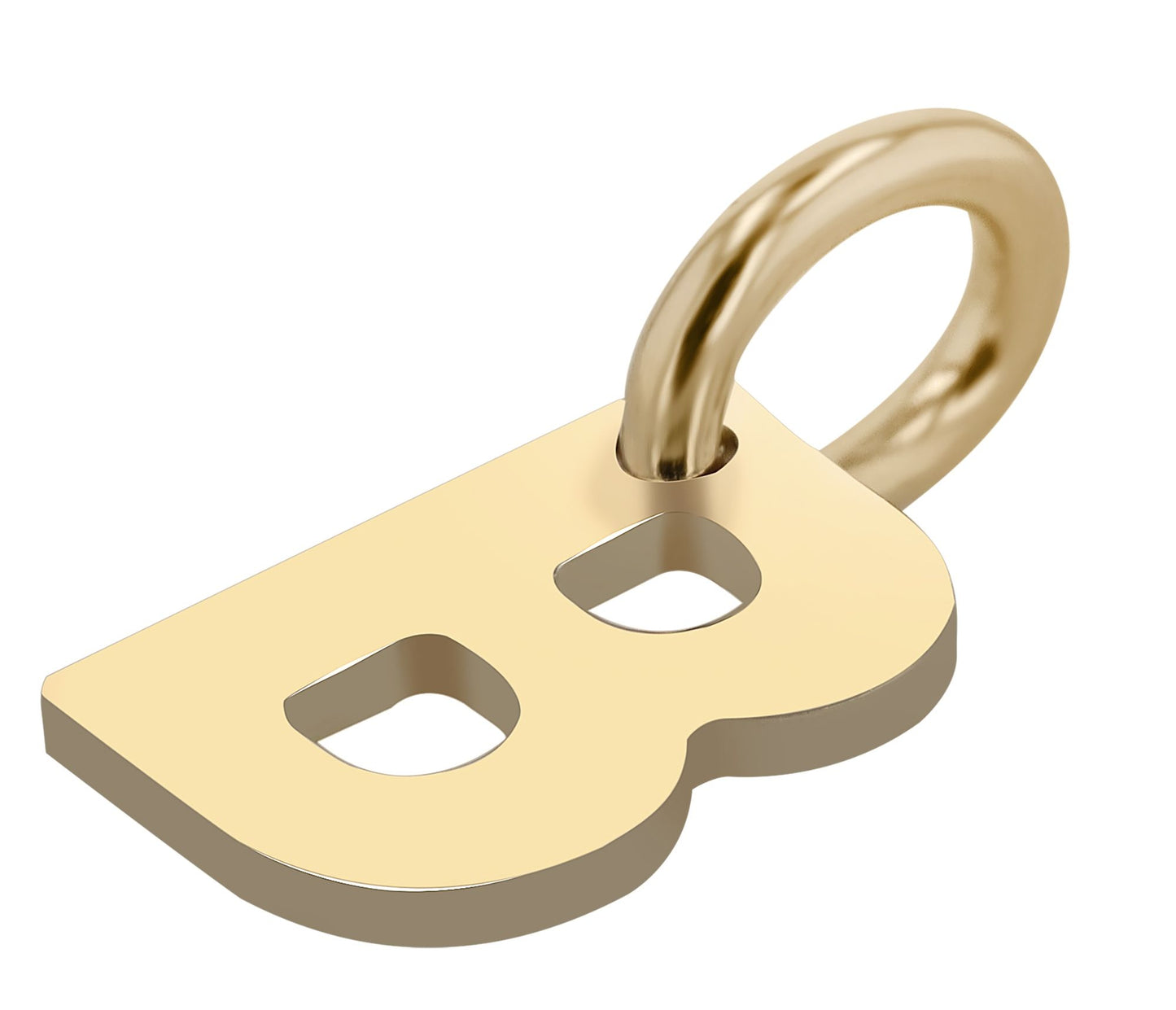 375/- Gold Anhänger "Golden Initials" ohne Kette, Buchstaben, Initialien, 9 Karat