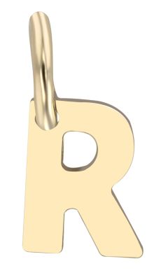 375/- Gold Anhänger "Golden Initials" ohne Kette, Buchstaben, Initialien, 9 Karat