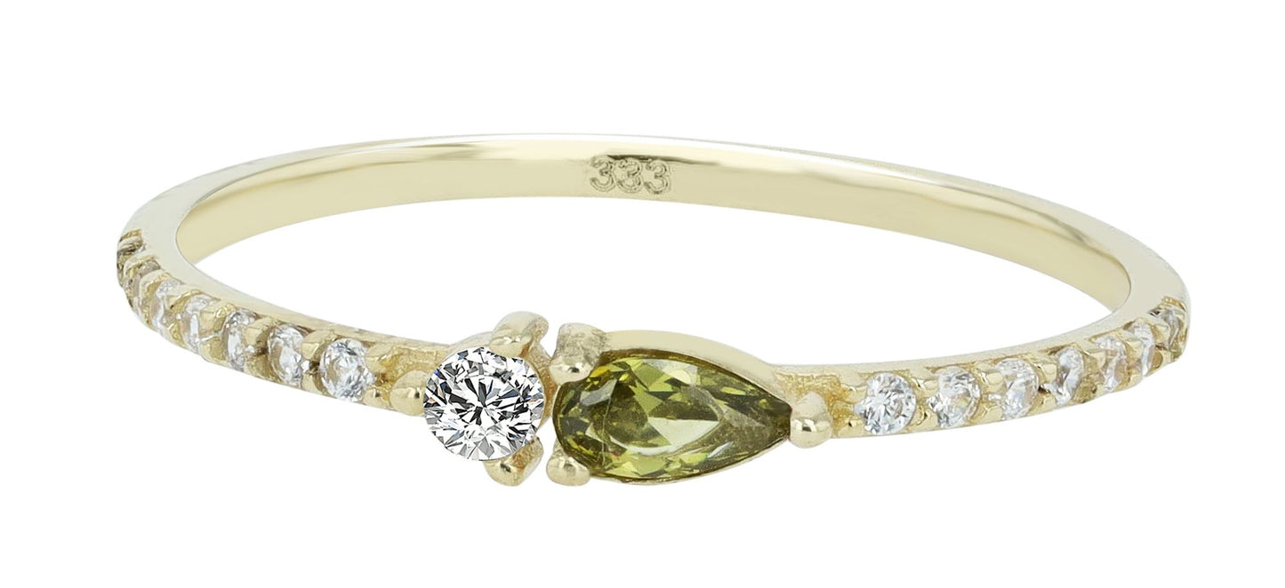 333/- Gold Ring "Brianna" mit Zirkonia, 8 Karat