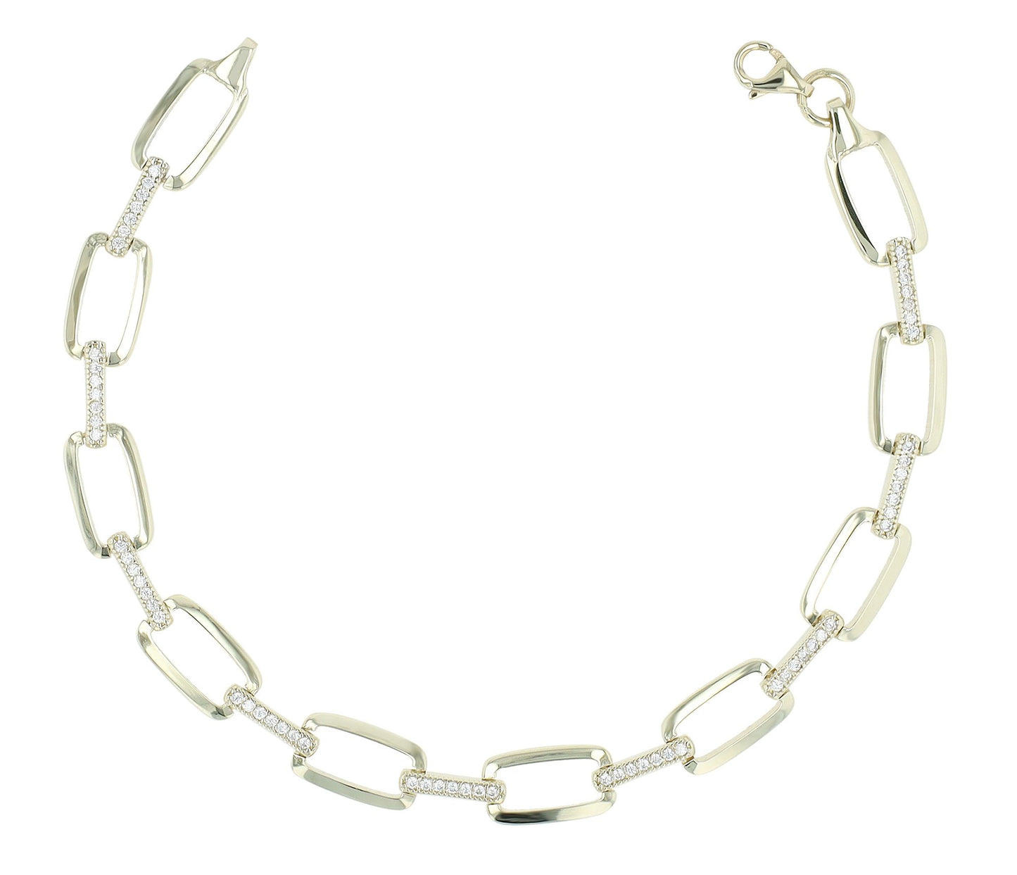 333/- Gold "Adelia" Armband mit Zirkonia, 8 Karat, Gelbgold