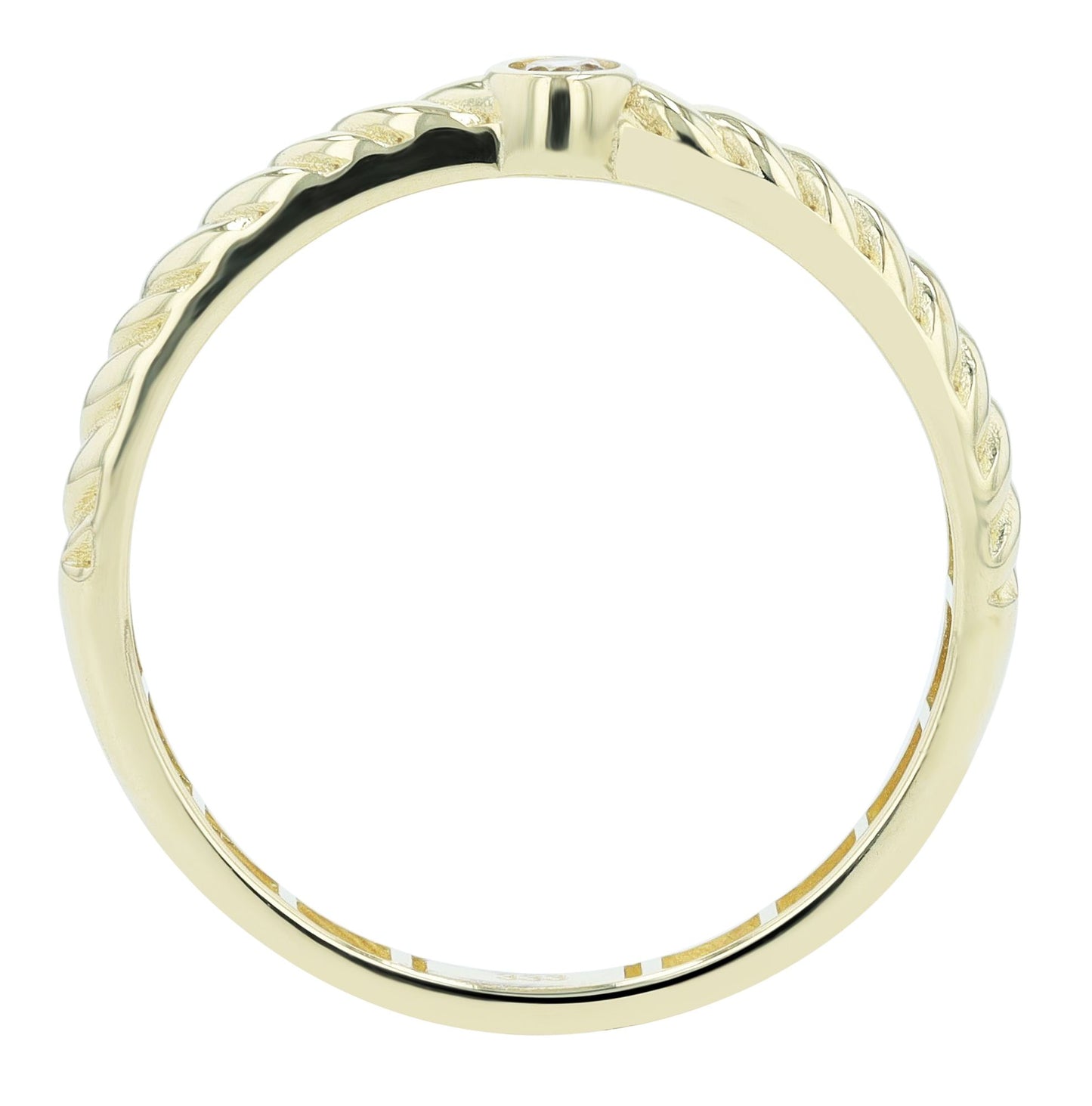 333/- Gold Ring "Maila" mit Zikonia Besatz, 8 Karat