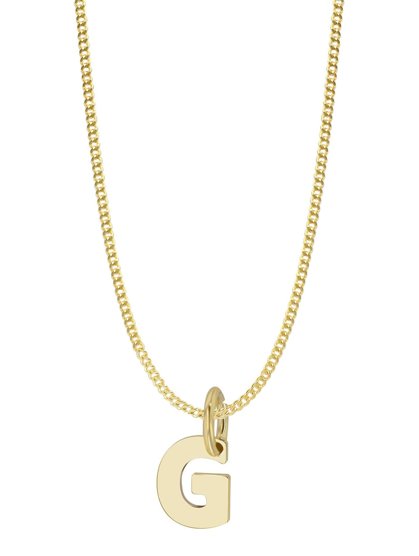 375/- Gold Anhänger "Golden Initials" ohne Kette, Buchstaben, Initialien, 9 Karat