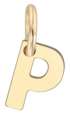 375/- Gold Anhänger "Golden Initials" ohne Kette, Buchstaben, Initialien, 9 Karat