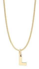 375/- Gold Anhänger "Golden Initials" ohne Kette, Buchstaben, Initialien, 9 Karat