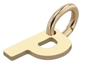 375/- Gold Anhänger "Golden Initials" ohne Kette, Buchstaben, Initialien, 9 Karat