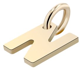 375/- Gold Anhänger "Golden Initials" ohne Kette, Buchstaben, Initialien, 9 Karat