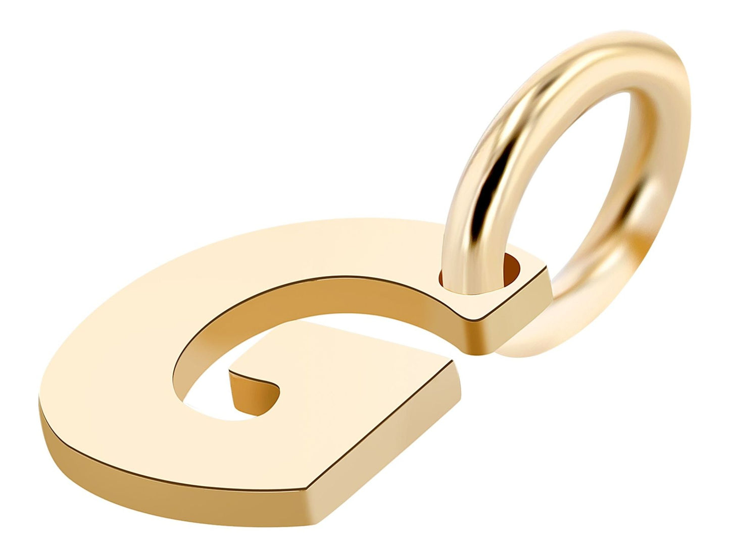 375/- Gold Anhänger "Golden Initials" ohne Kette, Buchstaben, Initialien, 9 Karat