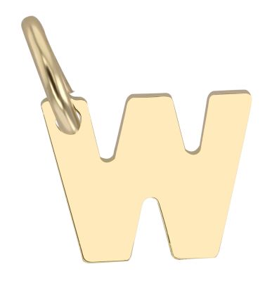 375/- Gold Anhänger "Golden Initials" ohne Kette, Buchstaben, Initialien, 9 Karat