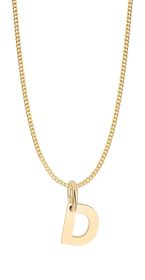 375/- Gold Anhänger "Golden Initials" ohne Kette, Buchstaben, Initialien, 9 Karat