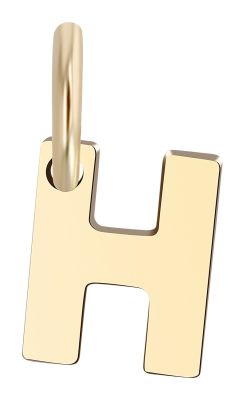 375/- Gold Anhänger "Golden Initials" ohne Kette, Buchstaben, Initialien, 9 Karat