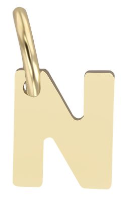 375/- Gold Anhänger "Golden Initials" ohne Kette, Buchstaben, Initialien, 9 Karat