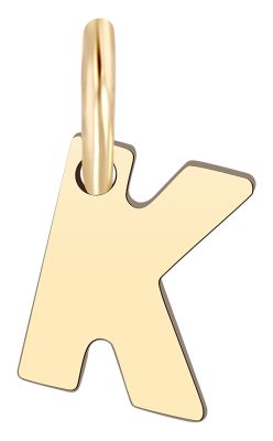 375/- Gold Anhänger "Golden Initials" ohne Kette, Buchstaben, Initialien, 9 Karat