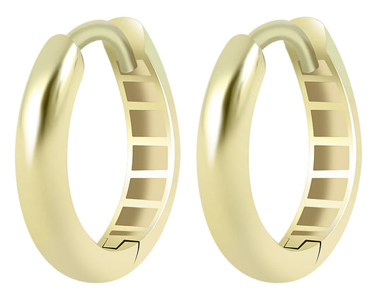 333/- Gold Klapp-Creolen "Marienne", Gelbgold, 8 Karat