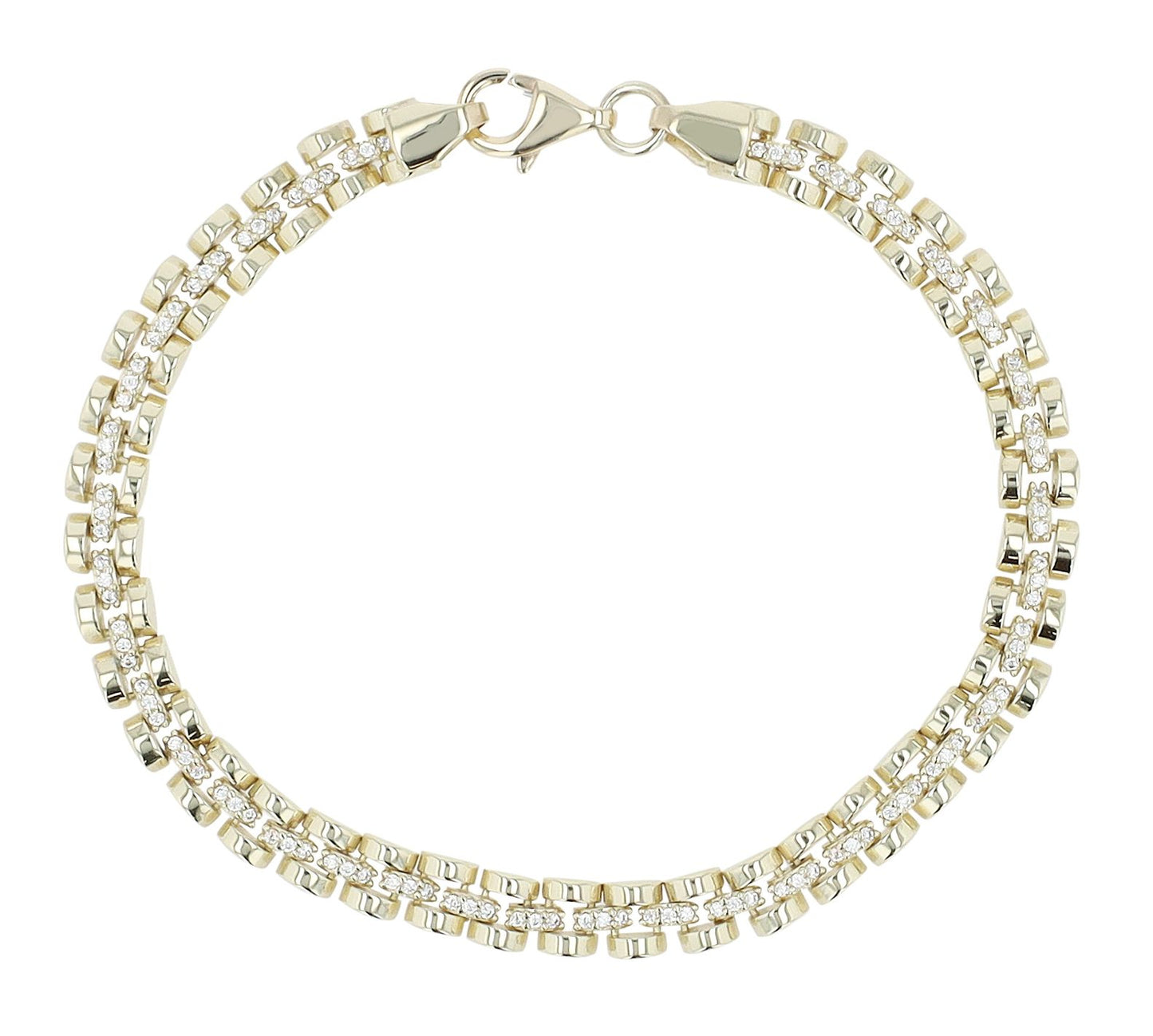 333/- Gold "Shia" Armband, 8 Karat, Gelbgold